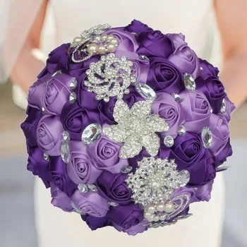 1-32Style Diamond Wedding Flower Bouquet Bride Holding Flower Artificial Noble Generous Bouquet Flower Prop Wedding Party Decors
1-32Style Diamond Wedding Flower Bouquet Bride Holding Flower Artificial Noble Generous Bouquet Flower Prop Wedding Party Decors