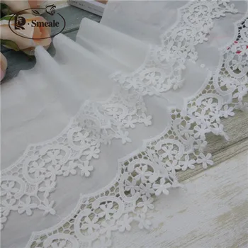 High Quality Double Layer Cotton Embroidered Lace Clothing Accessories DIY Skirt Hem Lace Fabric Width 23cm RS884
High Quality Double Layer Cotton Embroidered Lace Clothing Accessories DIY Skirt Hem Lace Fabric Width 23cm RS884