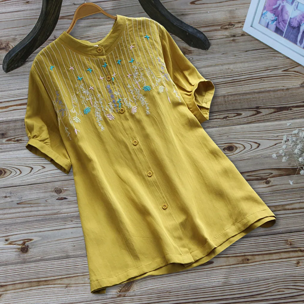Plus Size 5XL Womens Tops And Blouses Woman Vintage Print Short Sleeve Shirts Summer Blouse Women Clothes 2019 Tunic Ladies Tops
Plus Size 5XL Womens Tops And Blouses Woman Vintage Print Short Sleeve Shirts Summer Blouse Women Clothes 2019 Tunic Ladies Tops