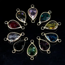 2pcs Double Drop Shaped Crystal Bead Drop Connector for DIY Craft Necklace Pendant Earring Jewelry Making 
2pcs Double Drop Shaped Crystal Bead Drop Connector for DIY Craft Necklace Pendant Earring Jewelry Making