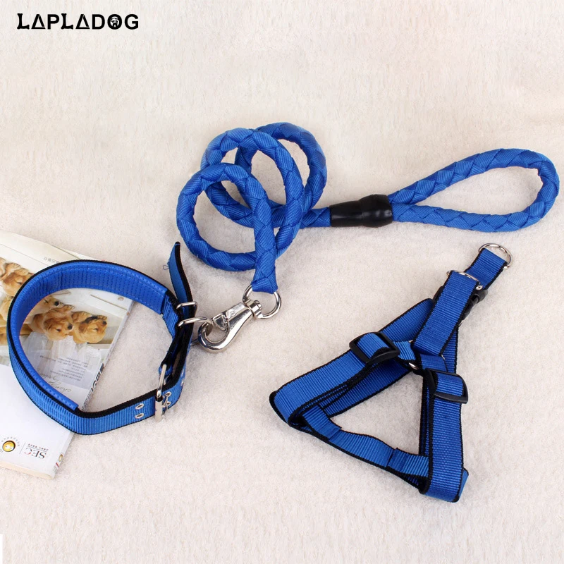 LAPLADOG 3 in 1 Nylon Adjustable Dog Neck Collar Leash Set For Puppy Outdoor Leads For Pet Training Walking Rescue Harness+Vest
LAPLADOG 3 in 1 Nylon Adjustable Dog Neck Collar Leash Set For Puppy Outdoor Leads For Pet Training Walking Rescue Harness+Vest