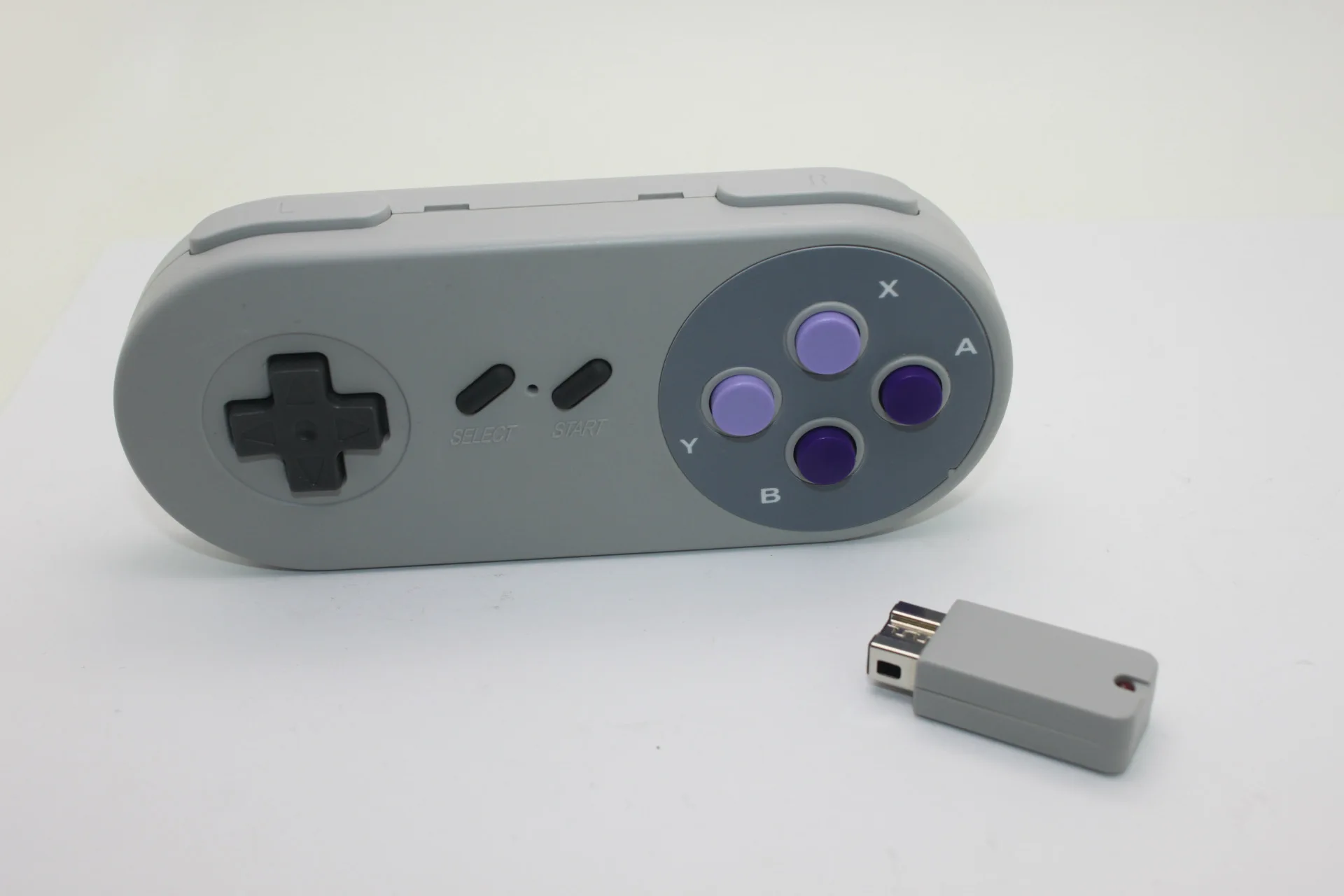 2.4G Wireless Controller Gamepad Joystick Game Handle for Super Nintend SNES Classic Mini Edition Console
2.4G Wireless Controller Gamepad Joystick Game Handle for Super Nintend SNES Classic Mini Edition Console
