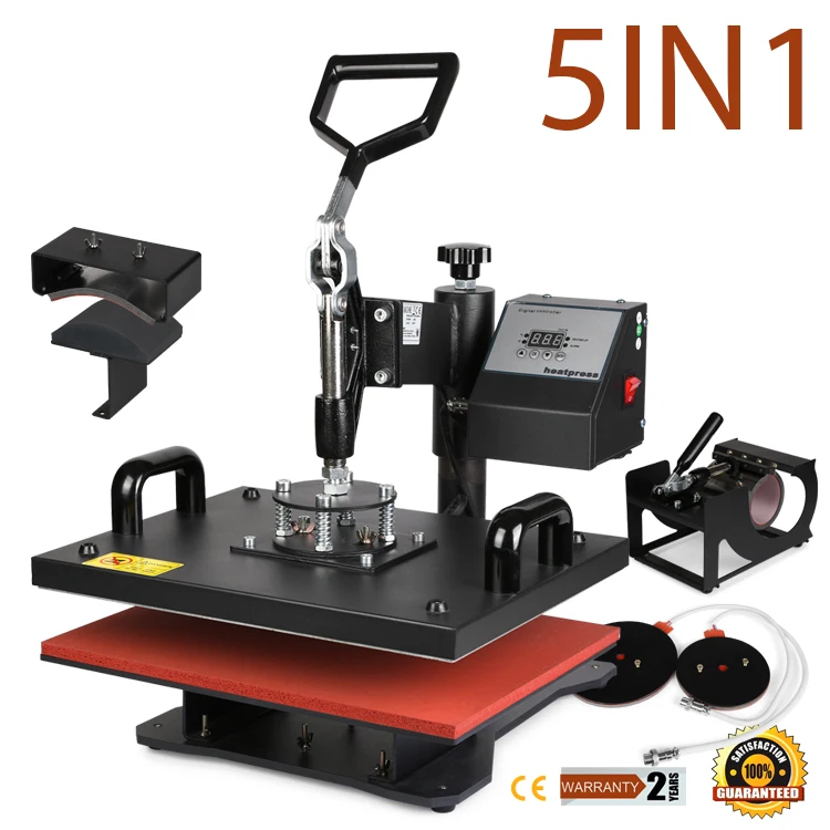 5 in 1 12\" x 15\" Heat Press Machine Swing-away Design Heat Press Machine for T Shirts DIY Cup Mug Digital Display (5pcs)
5 in 1 12\" x 15\" Heat Press Machine Swing-away Design Heat Press Machine for T Shirts DIY Cup Mug Digital Display (5pcs)
