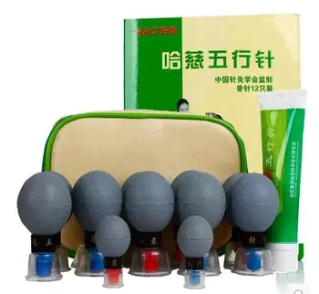 Haci five elements acupuncture needle magnetic acupressure massage cup 12 pcs vacuum tank cupping set magnetic therapy device
Haci five elements acupuncture needle magnetic acupressure massage cup 12 pcs vacuum tank cupping set magnetic therapy device