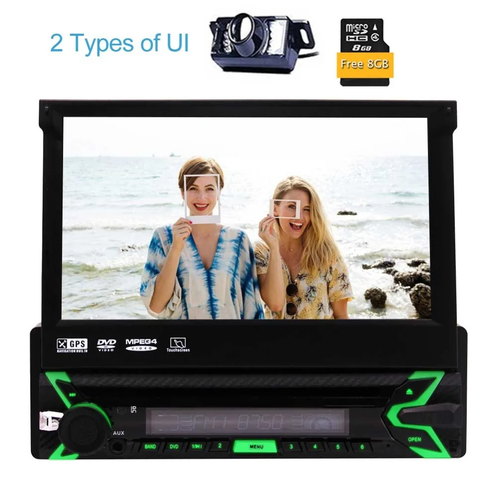 Monitor - Audio Video Receiver System with Free Map Card, Radio,SWC, Bluetooth, CD DVD Player, USB, Micro SD Reader 7inch Capaci
Monitor - Audio Video Receiver System with Free Map Card, Radio,SWC, Bluetooth, CD DVD Player, USB, Micro SD Reader 7inch Capaci