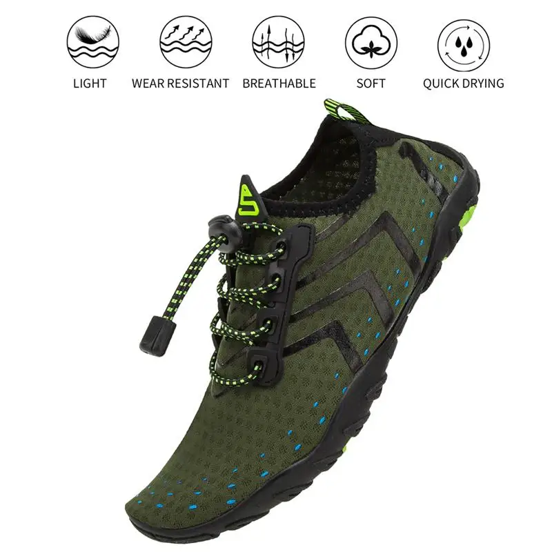 Couple Quick Dry Upstream Shoes Men and Women Shoelaces Water Shoes Barefoot Beach Shoes Outdoor Socks Shoes
Couple Quick Dry Upstream Shoes Men and Women Shoelaces Water Shoes Barefoot Beach Shoes Outdoor Socks Shoes