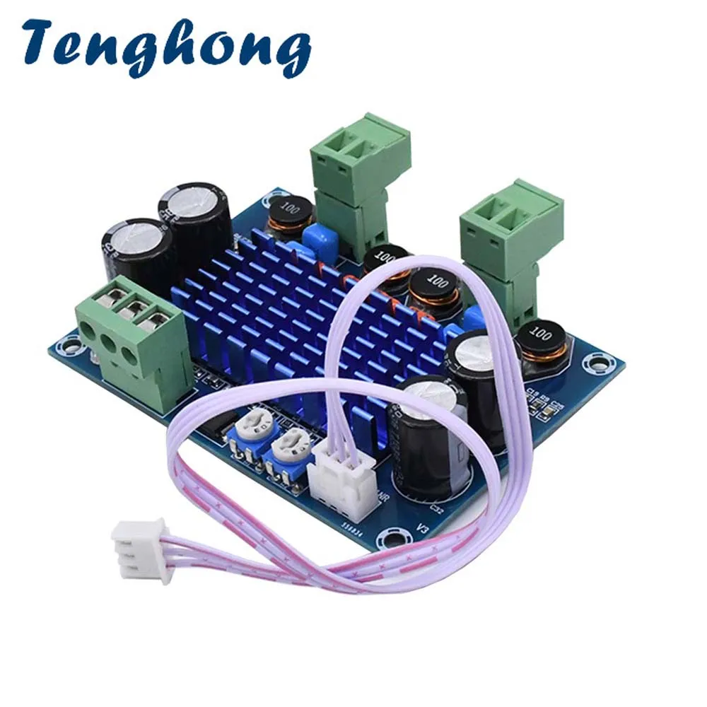 Tenghong TPA3116D2 120W*2 Digital HIFI Amplifier Board DC5-28V Amplifier Chassis Dedicated Plug-in Stereo Power Amplification
Tenghong TPA3116D2 120W*2 Digital HIFI Amplifier Board DC5-28V Amplifier Chassis Dedicated Plug-in Stereo Power Amplification