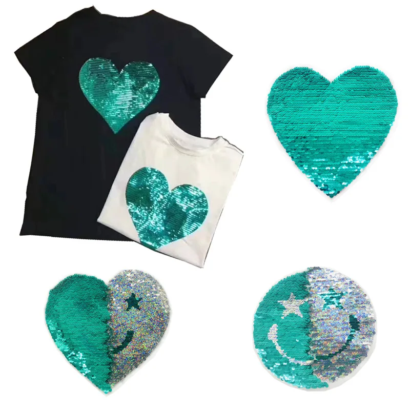2 Pieces/lot 20*20CM Reversible Shiny Loving Smile Embroidered Sequin Lace for Evening Dress,Clothing Sequin Patch
2 Pieces/lot 20*20CM Reversible Shiny Loving Smile Embroidered Sequin Lace for Evening Dress,Clothing Sequin Patch