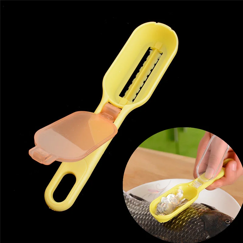 1Pc Plastic Fast Cleaning Fish Scales Remover Seafood Scraper Cleaner Kitchen Tool
1Pc Plastic Fast Cleaning Fish Scales Remover Seafood Scraper Cleaner Kitchen Tool