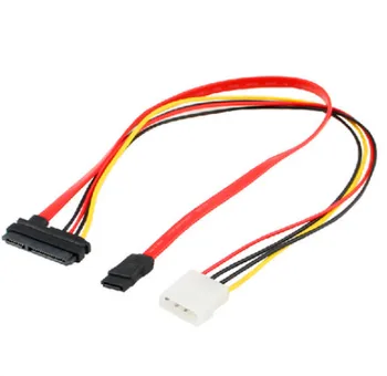 7 Pin SATA Serial ATA to SAS 29 Pin & 4 Pin Power Cable Male Connector Adapter for 2.5" inch HDD Hard Disk Drive F
7 Pin SATA Serial ATA to SAS 29 Pin & 4 Pin Power Cable Male Connector Adapter for 2.5" inch HDD Hard Disk Drive F