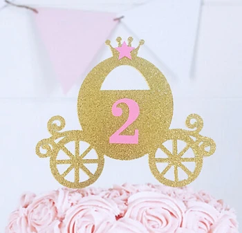 Acrylic Princess Carriage custom Age Birthday Cinderella Cake Topper tools wedding party decorations
Acrylic Princess Carriage custom Age Birthday Cinderella Cake Topper tools wedding party decorations