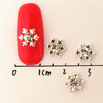 10 Pcs Silver 3D Snowflake Alloy Nail Art Decoration Charming Crystal Nails Jewelry Dazzling Diamond Manicure Women Winter Style
10 Pcs Silver 3D Snowflake Alloy Nail Art Decoration Charming Crystal Nails Jewelry Dazzling Diamond Manicure Women Winter Style