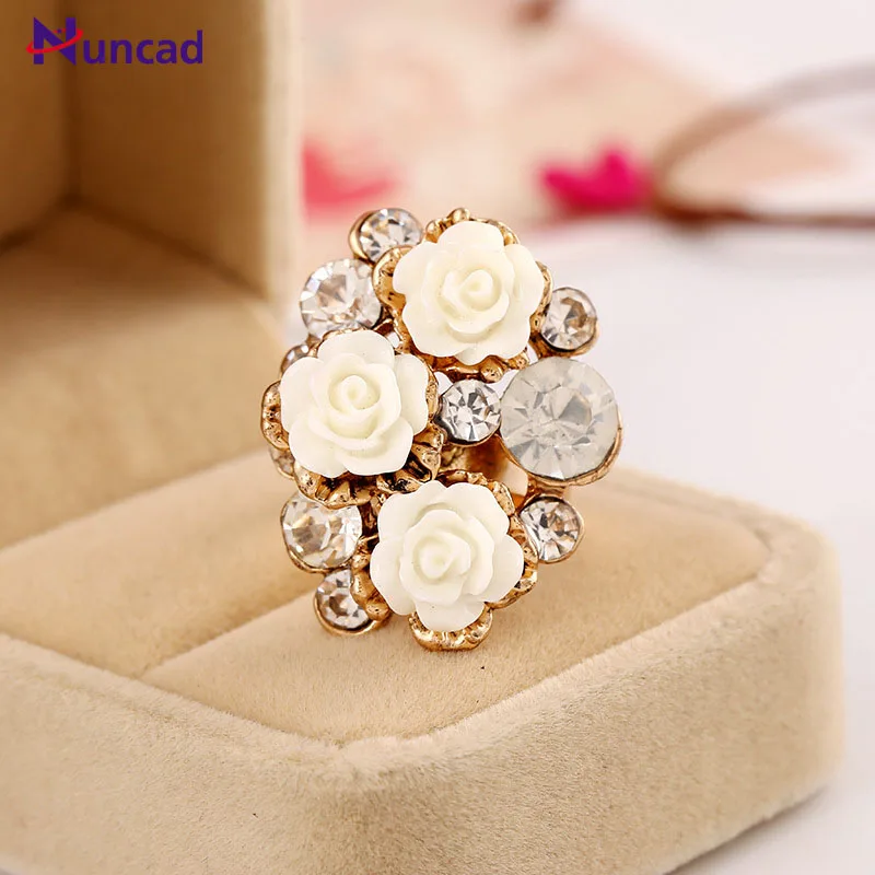 New Hot Fashion Trendy Rose Rings Adjustable Rings Rhinestone Rings Multicolor Rings For Women Jewelry Gift
New Hot Fashion Trendy Rose Rings Adjustable Rings Rhinestone Rings Multicolor Rings For Women Jewelry Gift