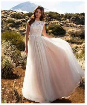 LORIE Boho Ivory Wedding Dress A-Line Appliques Puff Tulle Bride Dress White Lace Top Wedding Gown Free Shipping 2019
LORIE Boho Ivory Wedding Dress A-Line Appliques Puff Tulle Bride Dress White Lace Top Wedding Gown Free Shipping 2019