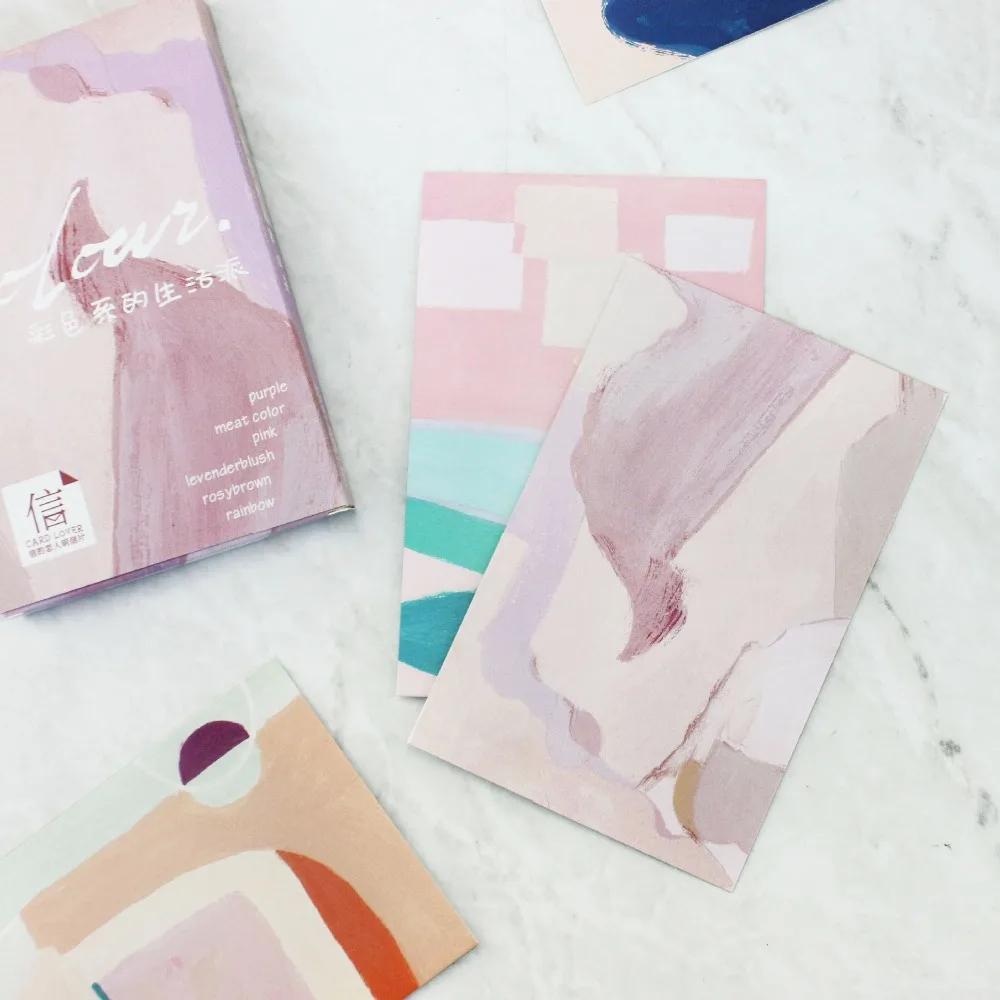 30Sheets/Set Abstract Color series Postcard/Greeting Card/Message Card/Birthday Letter Envelope Gift Card
30Sheets/Set Abstract Color series Postcard/Greeting Card/Message Card/Birthday Letter Envelope Gift Card