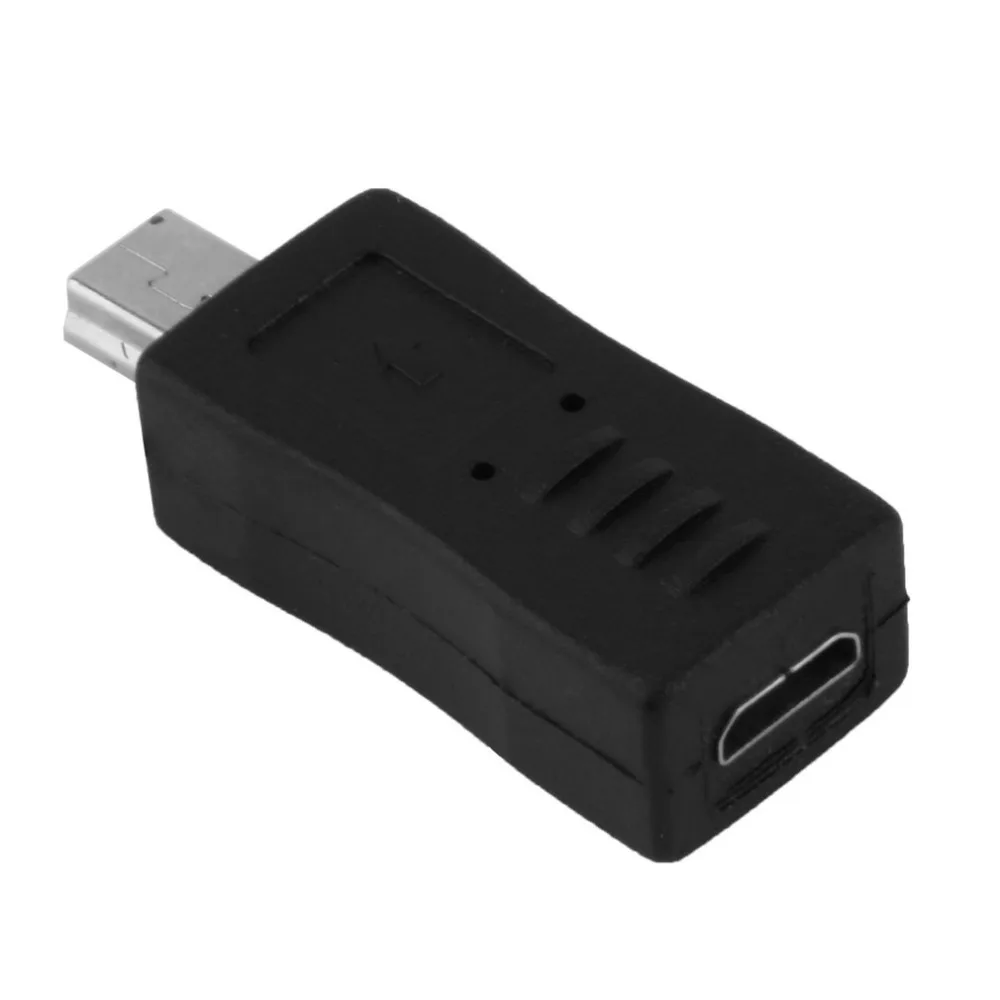 Portable and Stylish Black Color Micro USB Female to Mini USB Male Adapter Converter Convenient to use
Portable and Stylish Black Color Micro USB Female to Mini USB Male Adapter Converter Convenient to use