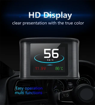 Smart HUD OBD Computer Car Speed Projector Digital Speedometer Display Fuel Consumption Temperature Gauge Diagnostic Tool
Smart HUD OBD Computer Car Speed Projector Digital Speedometer Display Fuel Consumption Temperature Gauge Diagnostic Tool