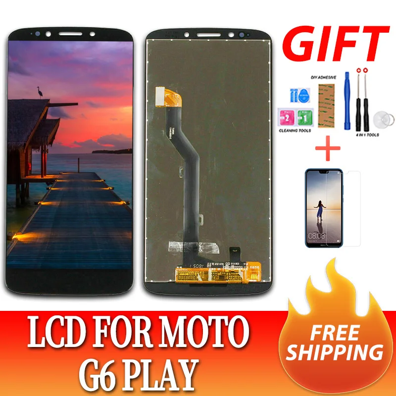 5.7'' lcd For Motorola Moto G6 Play LCD XT1922-1 XT1922-2 XT1922-3 XT1922-4 XT1922-5 Display +Touch Screen With Tools
5.7'' lcd For Motorola Moto G6 Play LCD XT1922-1 XT1922-2 XT1922-3 XT1922-4 XT1922-5 Display +Touch Screen With Tools