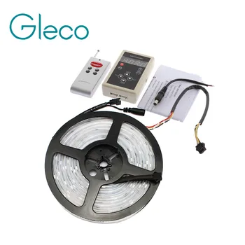DC12V 5M 6803 IC Dream Magic Color LED Strip 5050 RGB 6803 LED Strip Light IP67 Waterproof 133 Program 6803 controller
DC12V 5M 6803 IC Dream Magic Color LED Strip 5050 RGB 6803 LED Strip Light IP67 Waterproof 133 Program 6803 controller