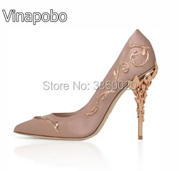 Spring New Arrivals 2018 Metal Flower Embellished High Heels Dress Wedding Shoes For Ladies Sexy Pointed Toe Woman Slip-on Pumps
Spring New Arrivals 2018 Metal Flower Embellished High Heels Dress Wedding Shoes For Ladies Sexy Pointed Toe Woman Slip-on Pumps
