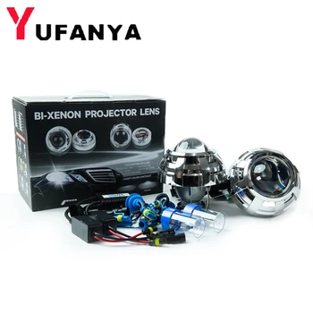 

3.0 inch car styling bi xenon Projector Lens blue coating hella 5 with 55w d2h xenon kit for car headlight free shipping