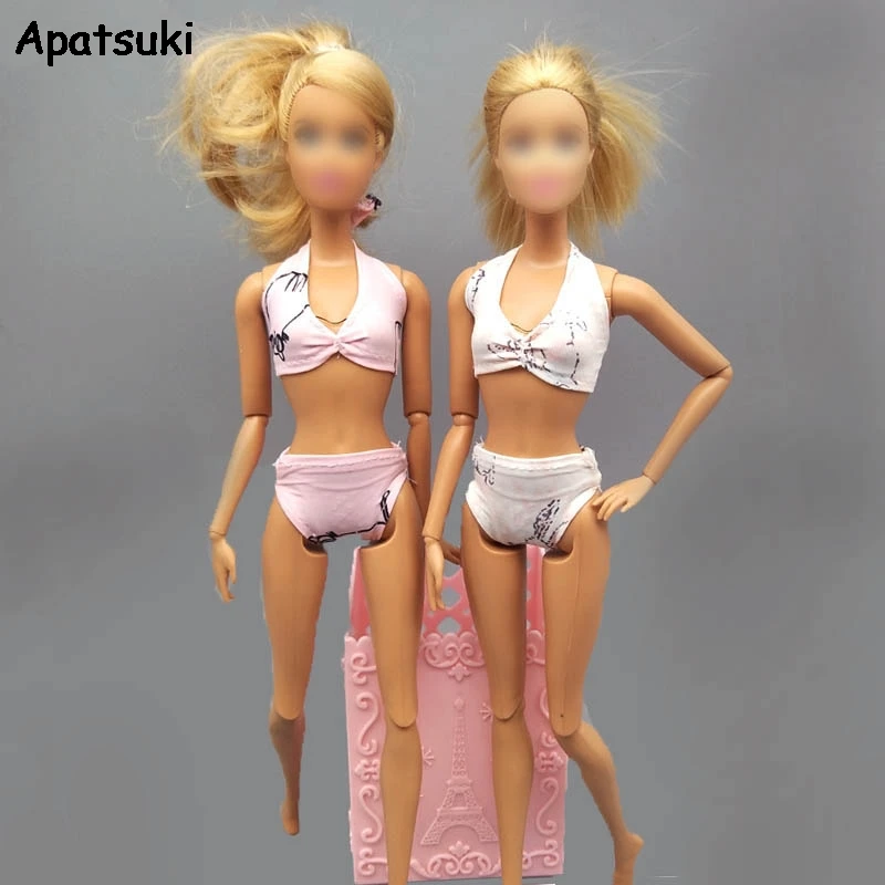 1Set Soft Bra & Briefs Underwear For Barbie Doll Clothes Swimwear Swim Suit 1/6 Knickers Top & Underpant For Barbie Dollhouse
1Set Soft Bra & Briefs Underwear For Barbie Doll Clothes Swimwear Swim Suit 1/6 Knickers Top & Underpant For Barbie Dollhouse