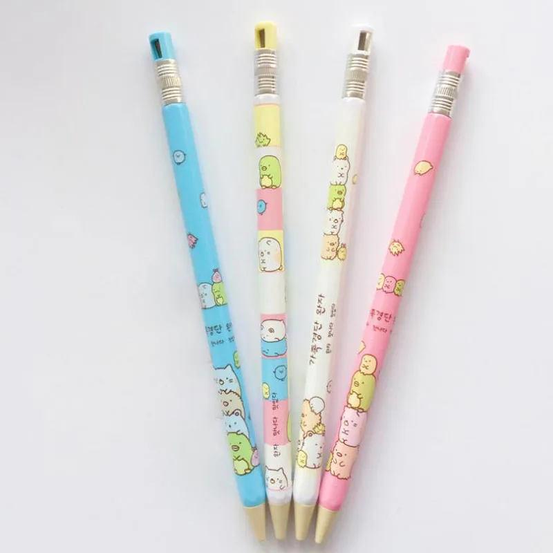 4 Pcs/set Cute Sumikko Gurashi 2.0mm Mechanical Pencils With Sharpener Writing Drawing Automatic Pencil School Supply Stationery
4 Pcs/set Cute Sumikko Gurashi 2.0mm Mechanical Pencils With Sharpener Writing Drawing Automatic Pencil School Supply Stationery