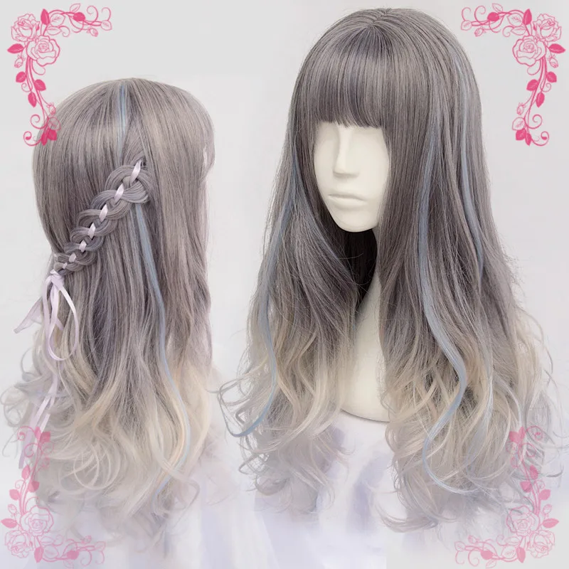 Harajuku Lolita Sweet Daily Wig Gradient Ombre Girl Curly Wigs Cosplay Princess Synthetic Hair Mixed Color Long Wavy Party Wig
Harajuku Lolita Sweet Daily Wig Gradient Ombre Girl Curly Wigs Cosplay Princess Synthetic Hair Mixed Color Long Wavy Party Wig