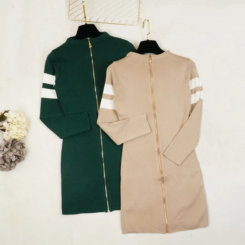 Women Knitted Dress Autumn Winter Zippers Long Sleeve Sweater Dresses Lady Sexy Slim Bodycon Bottoming Mini Dress Vestidos 1295
Women Knitted Dress Autumn Winter Zippers Long Sleeve Sweater Dresses Lady Sexy Slim Bodycon Bottoming Mini Dress Vestidos 1295