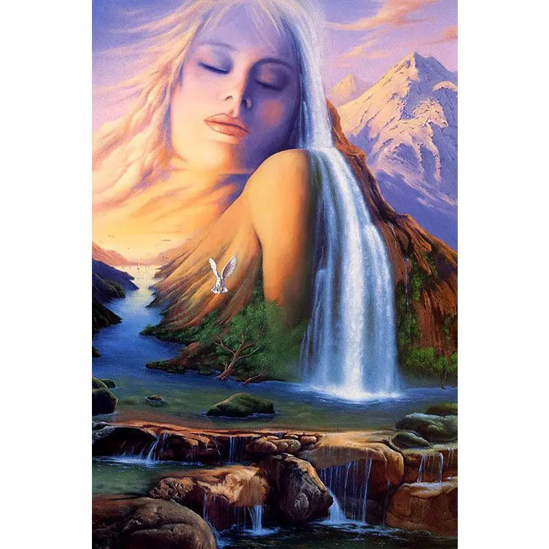 DIY Diamond Embroidery Girl Mountain 5D Full diamond painting Cross Stitch landcape Round rhinestones Christmas gift
DIY Diamond Embroidery Girl Mountain 5D Full diamond painting Cross Stitch landcape Round rhinestones Christmas gift