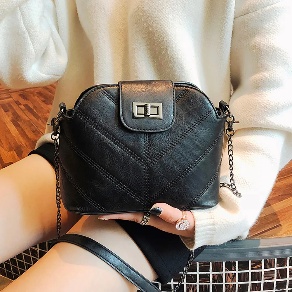 Women Bag Wild Shell Bag Atmosphere Clutch Bag Chain Shoulder Bag