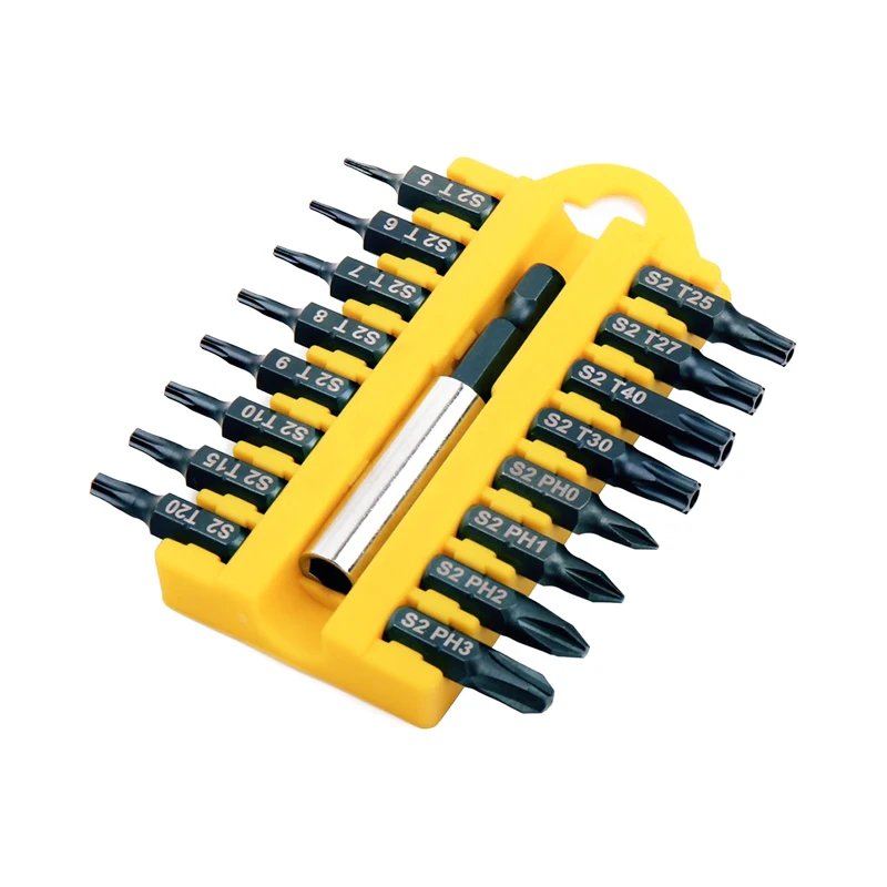 17pcs Security Tamper Proof Torx Hex Star Bit Set Magnetic Holder Screwdriver Bits Cordless drill Screwdrivers Bits
17pcs Security Tamper Proof Torx Hex Star Bit Set Magnetic Holder Screwdriver Bits Cordless drill Screwdrivers Bits