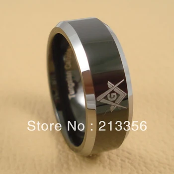 Free Shipping !Cheap Price Promotion Sales! USA Hot Selling Mens Black Tungsten Carbide Wedding Ring With Squared Masonic Band
Free Shipping !Cheap Price Promotion Sales! USA Hot Selling Mens Black Tungsten Carbide Wedding Ring With Squared Masonic Band