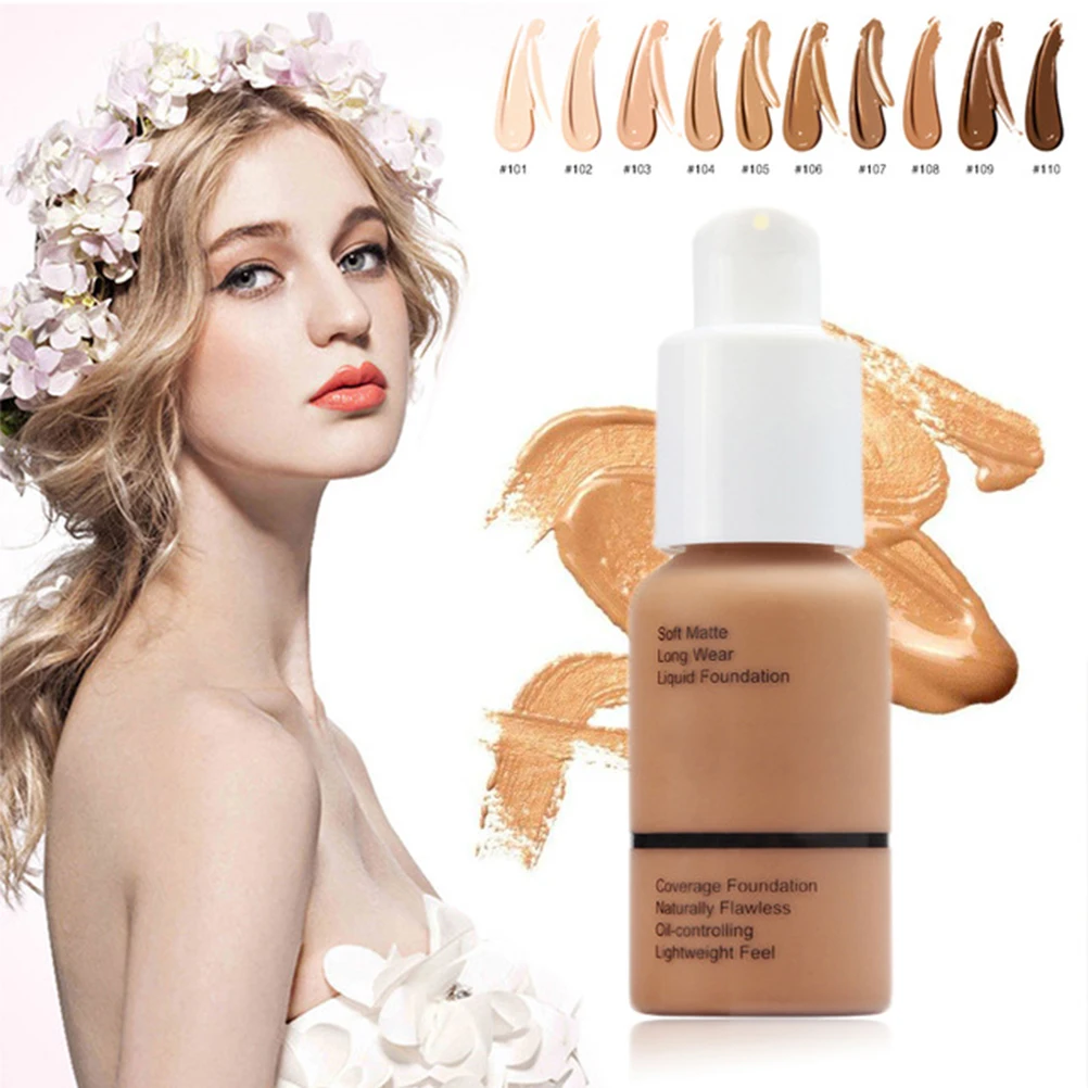 Waterproof Soft Matte Oil-Controlling Foundation Long Wear Liquid Face Makeup Coverage Foundation Concealer Cream
Waterproof Soft Matte Oil-Controlling Foundation Long Wear Liquid Face Makeup Coverage Foundation Concealer Cream
