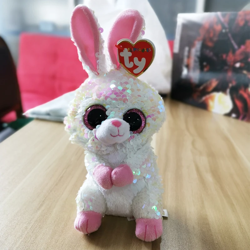 Flippables Limited Collection Bonnie Bunny Rabbit Cute Colorful Paillette Soft Animal Plushed Stuffed Toys
Flippables Limited Collection Bonnie Bunny Rabbit Cute Colorful Paillette Soft Animal Plushed Stuffed Toys