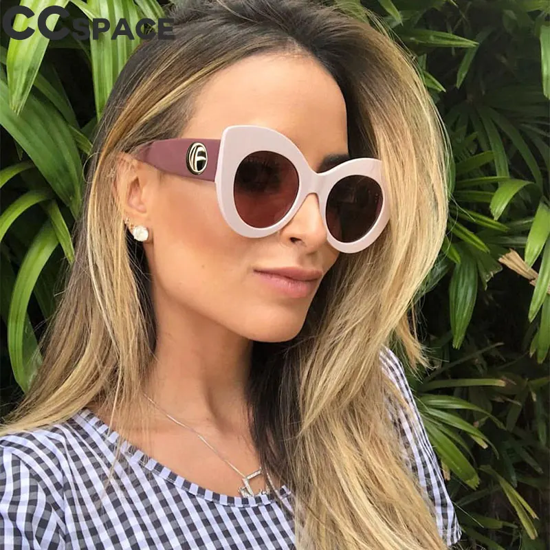 Luxury Big Cat Eye Sunglasses Women 2018 Fashion Shades UV400 CCSPACE Vintage Brand Glasses Designer Oculos 45614
Luxury Big Cat Eye Sunglasses Women 2018 Fashion Shades UV400 CCSPACE Vintage Brand Glasses Designer Oculos 45614
