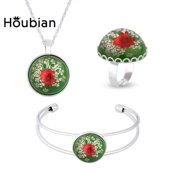 New Resin Dry Flower Bracelet Necklace Suit Women'S Dry Flower Ring Necklace Accessories Best Christmas Gift
New Resin Dry Flower Bracelet Necklace Suit Women'S Dry Flower Ring Necklace Accessories Best Christmas Gift