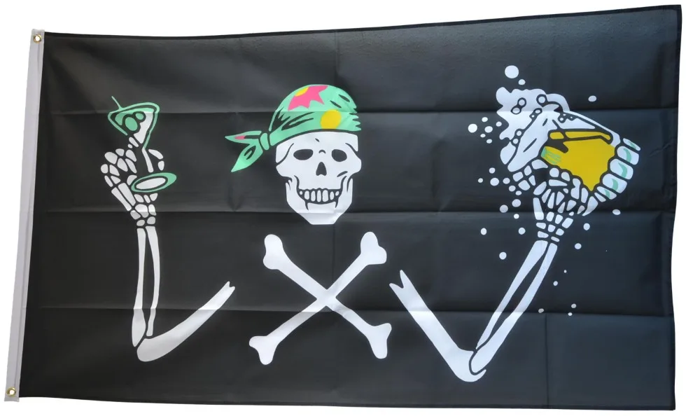 90*150cm PIRATE with BEER Flag Skull and crossbones
90*150cm PIRATE with BEER Flag Skull and crossbones