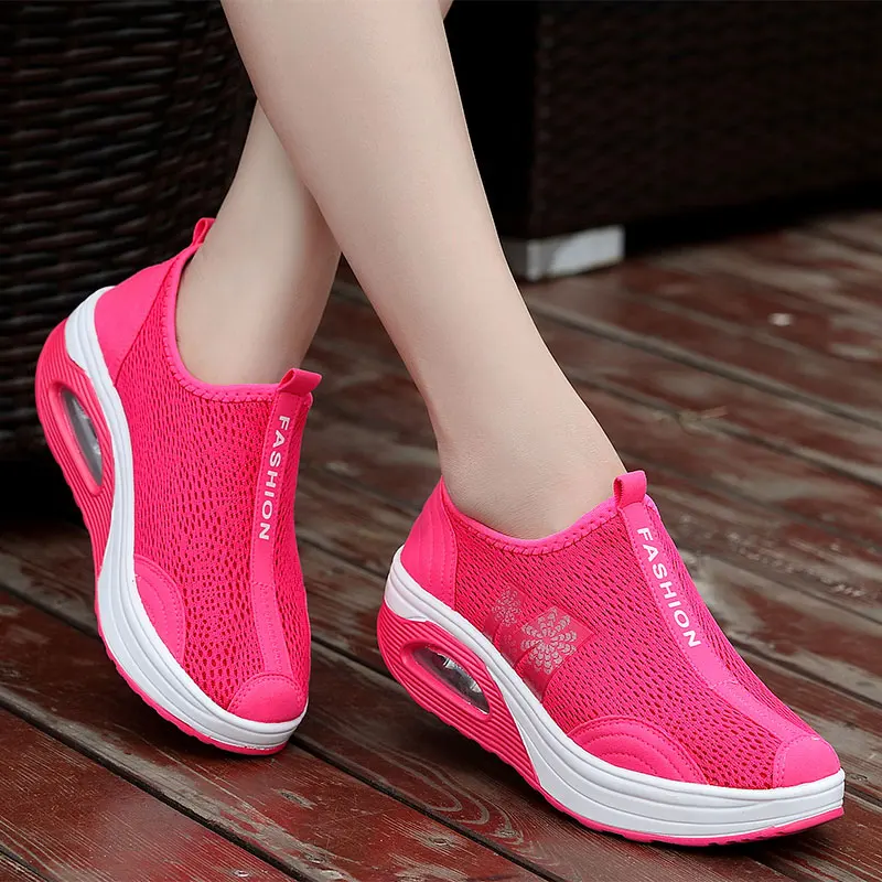 MWY Woman Healthy Fitness Shoes Zapatillas Mujer Deportiva Breathable Platform Sneakers Lose Weight Rocking Sport Shoes Women
MWY Woman Healthy Fitness Shoes Zapatillas Mujer Deportiva Breathable Platform Sneakers Lose Weight Rocking Sport Shoes Women