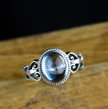 925 sterling silver natural topaz fashion silver jewelry ladies personality vintage jewelry ring
925 sterling silver natural topaz fashion silver jewelry ladies personality vintage jewelry ring