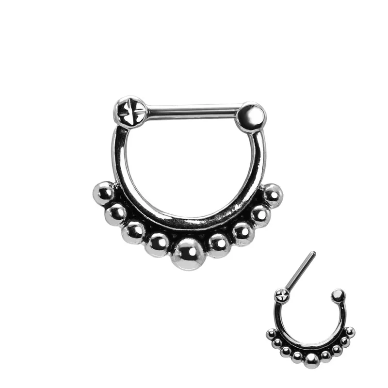 fashion sexy women's septum nose rings stud piercing stainless steel 16G copper antique silver nose hoop body pircing jewelry
fashion sexy women's septum nose rings stud piercing stainless steel 16G copper antique silver nose hoop body pircing jewelry