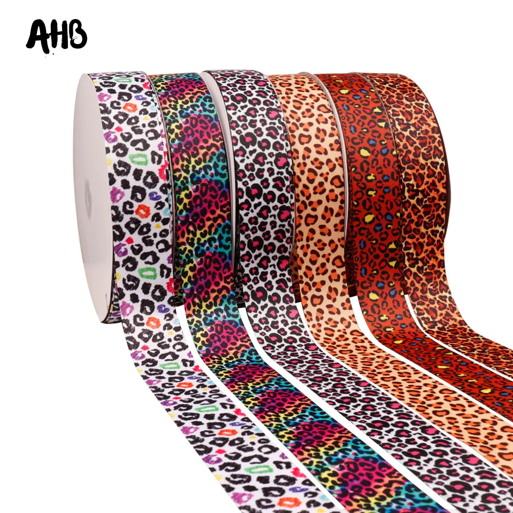 AHB 5Y/lot Grosgrain Ribbon 38MM Leopard Printed Ribbon DIY Gifts Cinta DIY Hair Bow Handmade Festival Decorative Materials
AHB 5Y/lot Grosgrain Ribbon 38MM Leopard Printed Ribbon DIY Gifts Cinta DIY Hair Bow Handmade Festival Decorative Materials