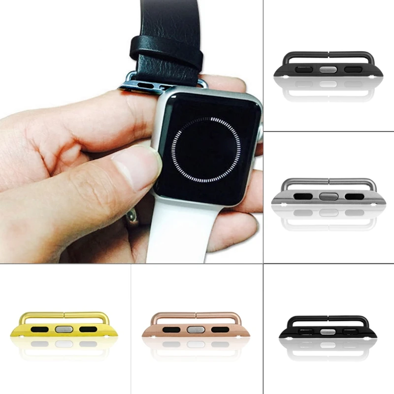Адаптер для часов из нержавеющей стали Apple iWatch 38 42 мм коннектор ремешка