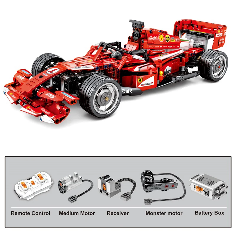 New 701000 Technology Series Remote Control Ferraried FRR-F1 Formula Racing Car Building Blocks bricks toys Birthday Gifts Kids
New 701000 Technology Series Remote Control Ferraried FRR-F1 Formula Racing Car Building Blocks bricks toys Birthday Gifts Kids