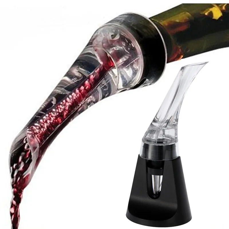 magic wine decanter Red Wine Aerating Pourer Spout Decanter Wine Aerator Quick Aerating Pouring Bar Tool Pump Portable Filter
magic wine decanter Red Wine Aerating Pourer Spout Decanter Wine Aerator Quick Aerating Pouring Bar Tool Pump Portable Filter