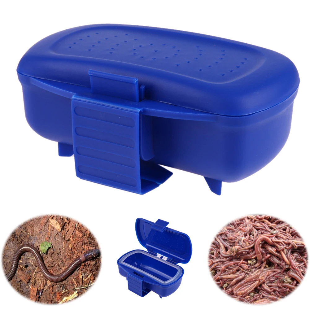 Plastic Fishing Box Fish Baits Storage for Earthworm Worm Lure Tackle Box Storage Case Organizer Fishing Accessories Pesca
Plastic Fishing Box Fish Baits Storage for Earthworm Worm Lure Tackle Box Storage Case Organizer Fishing Accessories Pesca