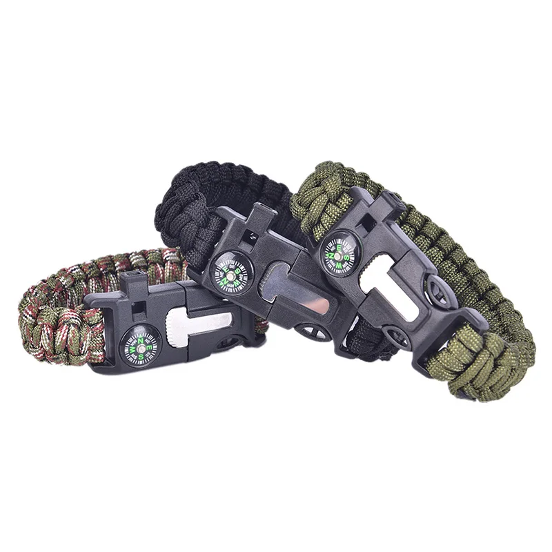 Multi-function Survival Bracelet Outdoor Rescue Emergency Rope Bracelets Whistle Braided Rope Tactical Wrist Compass
Multi-function Survival Bracelet Outdoor Rescue Emergency Rope Bracelets Whistle Braided Rope Tactical Wrist Compass