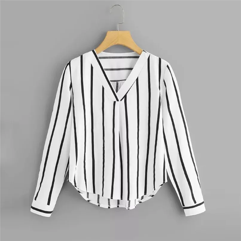 Autumn Long Sleeve V Neck Irregular Stripe Shirt Women Casual Tops And Blouses chemise femme camisas mujer women blouses #10
Autumn Long Sleeve V Neck Irregular Stripe Shirt Women Casual Tops And Blouses chemise femme camisas mujer women blouses #10