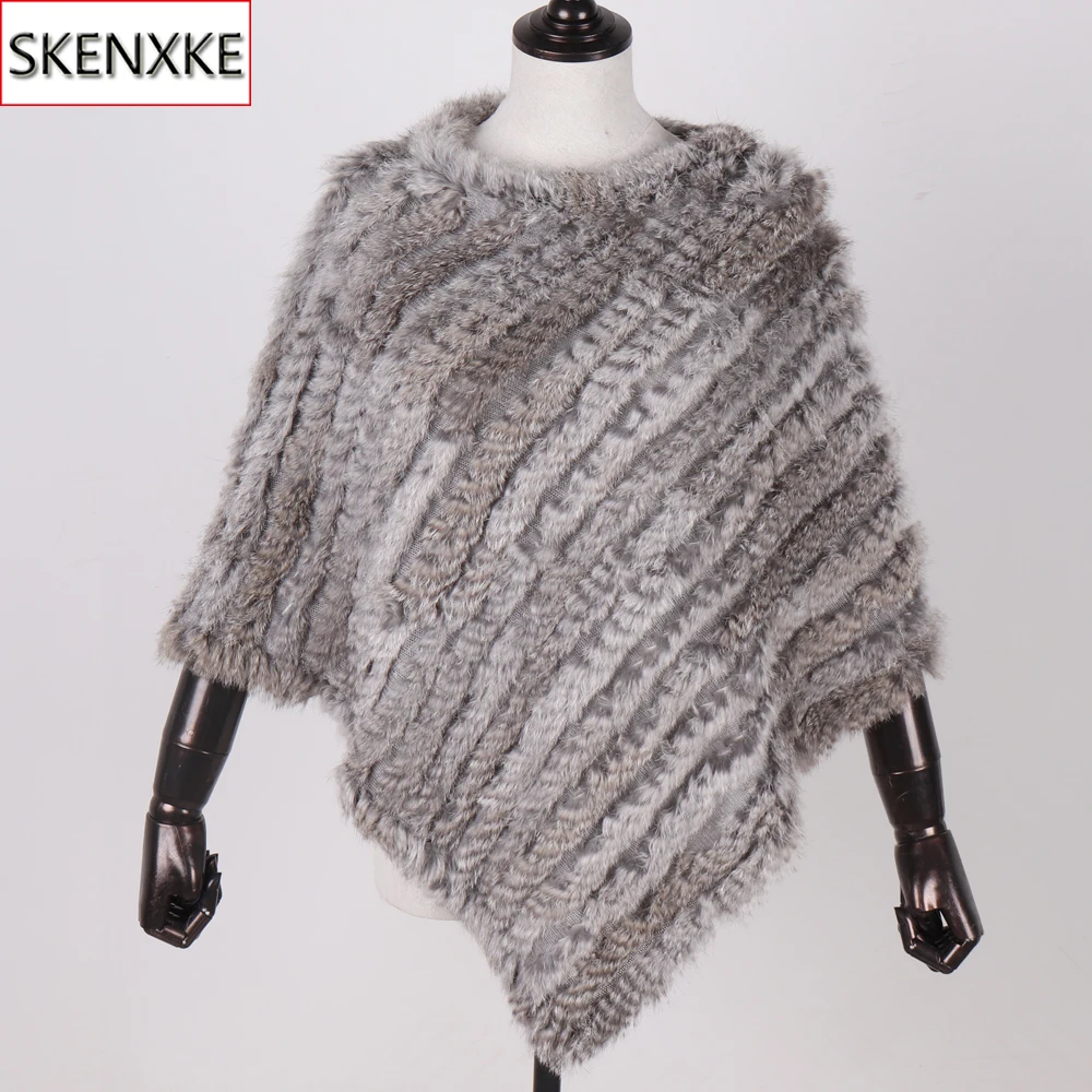 Ladies' Genuine 100% Real Knitted Rabbit Fur Poncho Women Fur Pashmina Wrap Female Party Pullover Good Quality Rabbit Fur Scarf
Ladies' Genuine 100% Real Knitted Rabbit Fur Poncho Women Fur Pashmina Wrap Female Party Pullover Good Quality Rabbit Fur Scarf