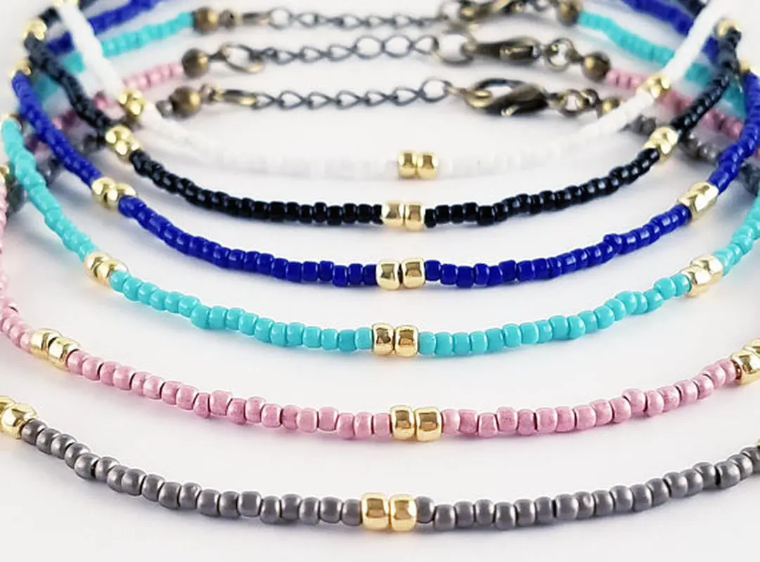 2019 New 6 Color Bohemian Beading Anklets For Women Fashion Summer Gold Color Bead Ankle Bracelets on the Leg Beach Foot Jewelry
2019 New 6 Color Bohemian Beading Anklets For Women Fashion Summer Gold Color Bead Ankle Bracelets on the Leg Beach Foot Jewelry